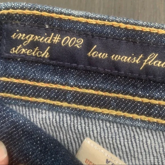 COH Vintage 90s flare Ingrid lo waist Flare Jeans Marbled Acid-wash 29 - Picture 3 of 14